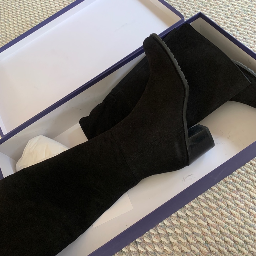 Stuart Weitzman Thigh High Boots w Heel -BRAND NEW